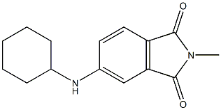 5-(cyclohexylamino)-2-methyl-2,3-dihydro-1H-isoindole-1,3-dione Struktur