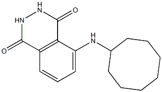 5-(cyclooctylamino)-1,2,3,4-tetrahydrophthalazine-1,4-dione Struktur