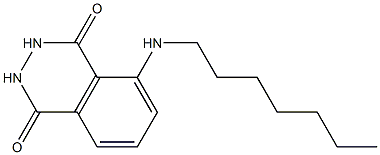 5-(heptylamino)-1,2,3,4-tetrahydrophthalazine-1,4-dione Struktur