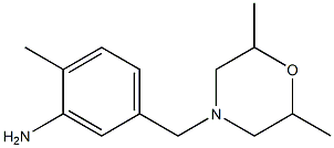 5-[(2,6-dimethylmorpholin-4-yl)methyl]-2-methylaniline Struktur