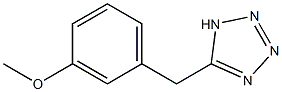 5-[(3-methoxyphenyl)methyl]-1H-1,2,3,4-tetrazole Struktur