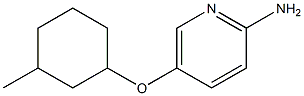 5-[(3-methylcyclohexyl)oxy]pyridin-2-amine Struktur