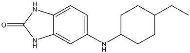 5-[(4-ethylcyclohexyl)amino]-2,3-dihydro-1H-1,3-benzodiazol-2-one Struktur