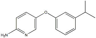 5-[3-(propan-2-yl)phenoxy]pyridin-2-amine Struktur