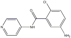 5-amino-2-chloro-N-pyridin-4-ylbenzamide Struktur