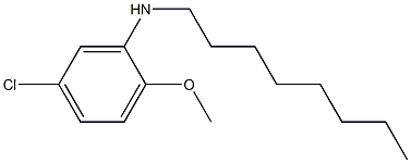 5-chloro-2-methoxy-N-octylaniline Struktur