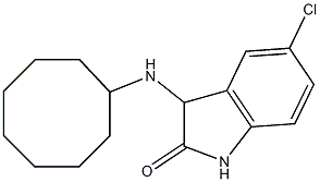 5-chloro-3-(cyclooctylamino)-2,3-dihydro-1H-indol-2-one Struktur