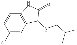 5-chloro-3-[(2-methylpropyl)amino]-2,3-dihydro-1H-indol-2-one Struktur