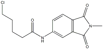 5-chloro-N-(2-methyl-1,3-dioxo-2,3-dihydro-1H-isoindol-5-yl)pentanamide Struktur