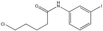 5-chloro-N-(3-iodophenyl)pentanamide Struktur