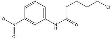 5-chloro-N-(3-nitrophenyl)pentanamide Struktur