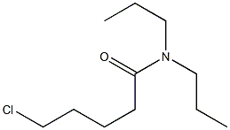 5-chloro-N,N-dipropylpentanamide Struktur