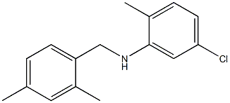 5-chloro-N-[(2,4-dimethylphenyl)methyl]-2-methylaniline Struktur