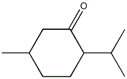 5-methyl-2-(propan-2-yl)cyclohexan-1-one Struktur