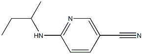 6-(sec-butylamino)nicotinonitrile Struktur