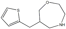 6-(thiophen-2-ylmethyl)-1,4-oxazepane Struktur