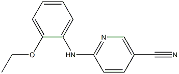 6-[(2-ethoxyphenyl)amino]nicotinonitrile Struktur