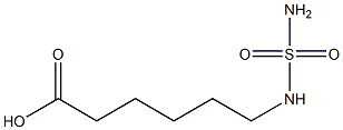 6-[(aminosulfonyl)amino]hexanoic acid Struktur