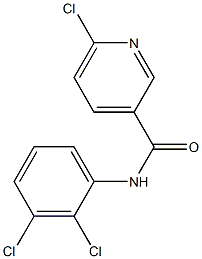 6-chloro-N-(2,3-dichlorophenyl)pyridine-3-carboxamide Struktur