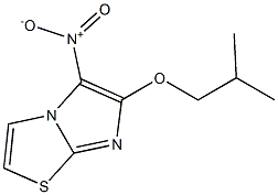 6-isobutoxy-5-nitroimidazo[2,1-b][1,3]thiazole Struktur