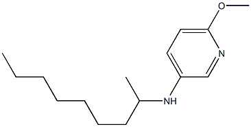 6-methoxy-N-(nonan-2-yl)pyridin-3-amine Struktur