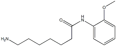 7-amino-N-(2-methoxyphenyl)heptanamide Struktur