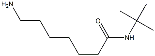 7-amino-N-(tert-butyl)heptanamide Struktur