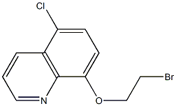 8-(2-bromoethoxy)-5-chloroquinoline Struktur