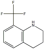 8-(trifluoromethyl)-1,2,3,4-tetrahydroquinoline Struktur