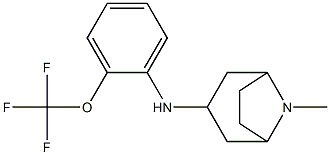 8-methyl-N-[2-(trifluoromethoxy)phenyl]-8-azabicyclo[3.2.1]octan-3-amine Struktur