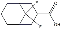 9,9-difluorobicyclo[3.3.1]nonane-3-carboxylic acid Struktur