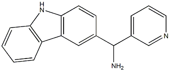 9H-carbazol-3-yl(pyridin-3-yl)methanamine Struktur