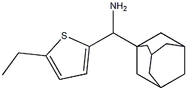 adamantan-1-yl(5-ethylthiophen-2-yl)methanamine Struktur