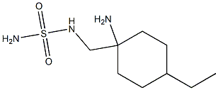 amino-N-[1-(aminomethyl)-4-ethylcyclohexyl]sulfonamide Struktur