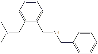 benzyl({2-[(dimethylamino)methyl]phenyl}methyl)amine Struktur