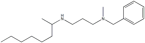 benzyl(methyl)[3-(octan-2-ylamino)propyl]amine Struktur