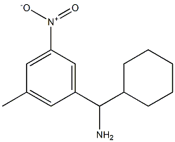 cyclohexyl(3-methyl-5-nitrophenyl)methanamine Struktur