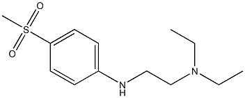 diethyl({2-[(4-methanesulfonylphenyl)amino]ethyl})amine Struktur