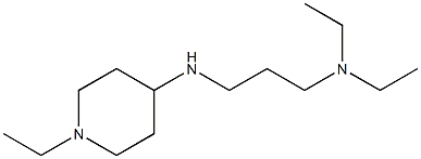 diethyl({3-[(1-ethylpiperidin-4-yl)amino]propyl})amine Struktur