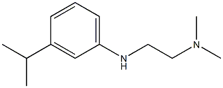 dimethyl(2-{[3-(propan-2-yl)phenyl]amino}ethyl)amine Struktur