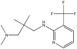 dimethyl[2-methyl-2-({[3-(trifluoromethyl)pyridin-2-yl]amino}methyl)propyl]amine Struktur