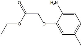 ethyl (2-amino-5-methylphenoxy)acetate Struktur