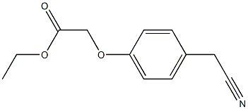 ethyl [4-(cyanomethyl)phenoxy]acetate Struktur