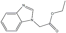 ethyl 2-(1H-1,3-benzodiazol-1-yl)acetate Struktur