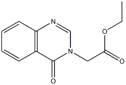 ethyl 2-(4-oxo-3,4-dihydroquinazolin-3-yl)acetate Struktur