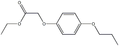 ethyl 2-(4-propoxyphenoxy)acetate Struktur