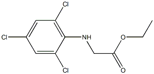 ethyl 2-[(2,4,6-trichlorophenyl)amino]acetate Struktur