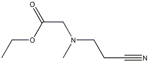 ethyl 2-[(2-cyanoethyl)(methyl)amino]acetate Struktur