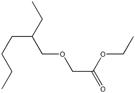 ethyl 2-[(2-ethylhexyl)oxy]acetate Struktur