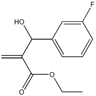 ethyl 2-[(3-fluorophenyl)(hydroxy)methyl]prop-2-enoate Struktur